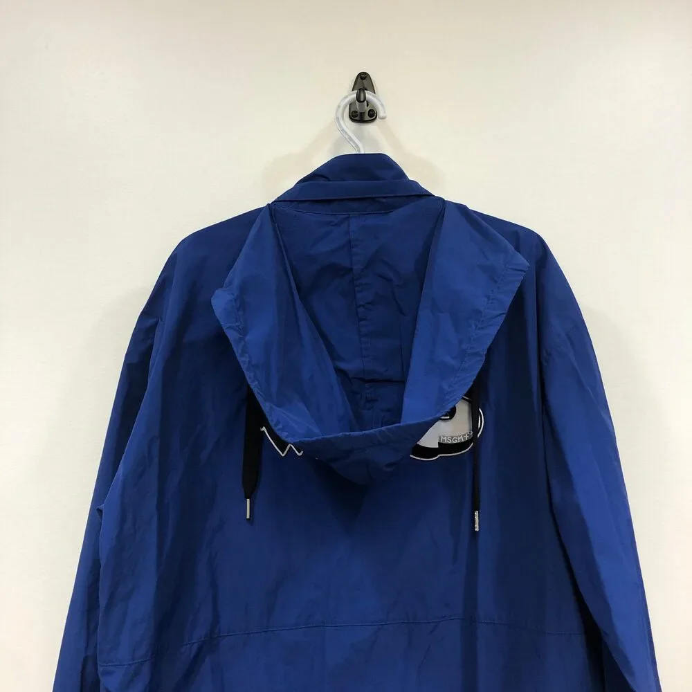 MSGM Blue Hooded Jacket Size 48 - Picture 7 of 13